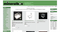 Desktop Screenshot of mineralbox.biz